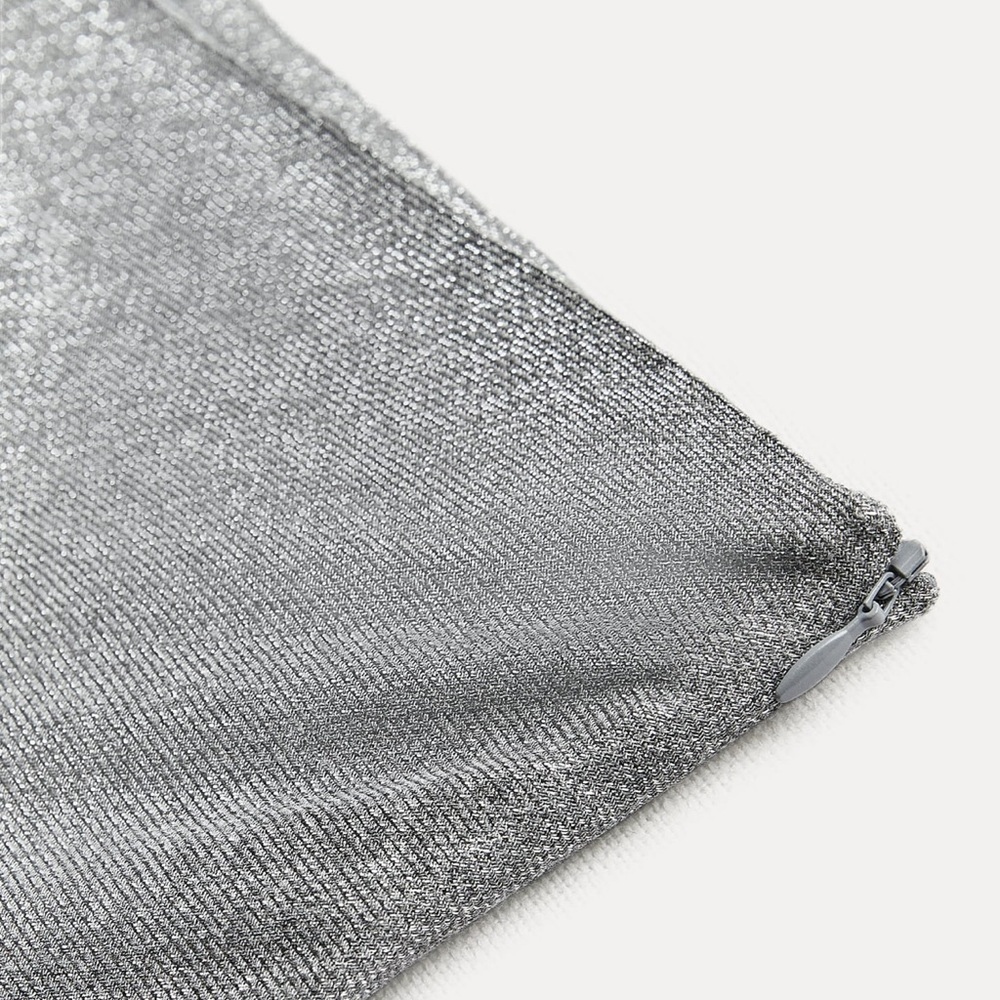 ZARA SHIMMERY LONG SKIRT ZW COLLECTION - Picture 9 of 11